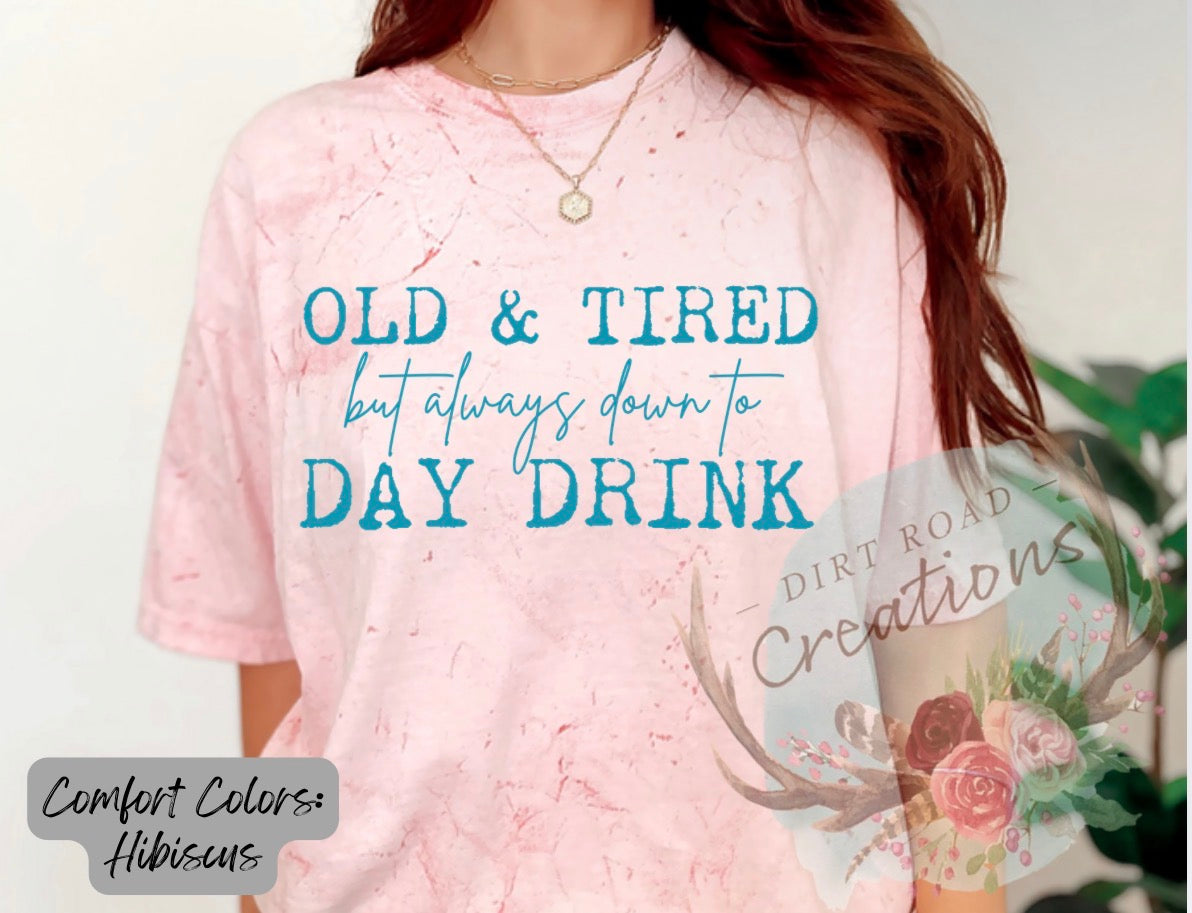 Old and tired graphic tee