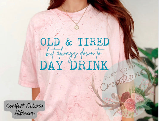 Old and tired graphic tee
