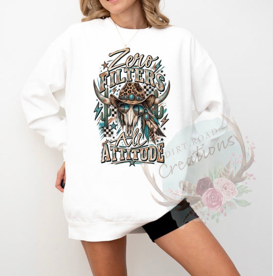 Zero filter sweatshirt