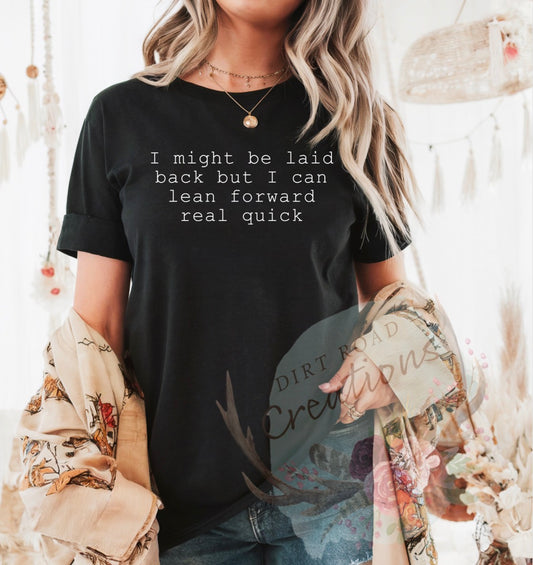 Laid back graphic tee