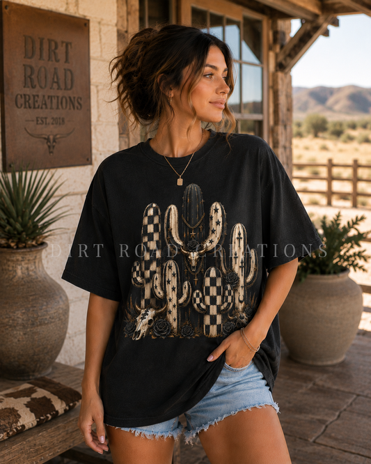 Punky cactus graphic tee