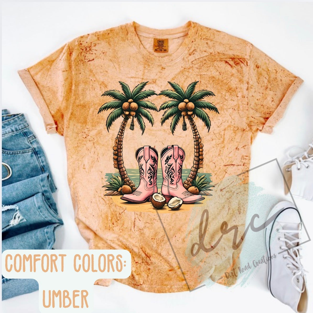 Coastal cowgirl graphic tee