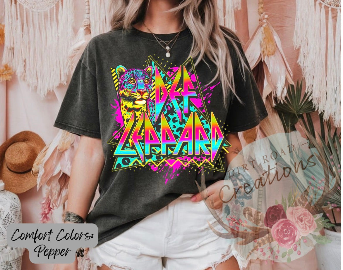 Def leopard graphic tee