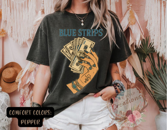 Blue Strips Tee