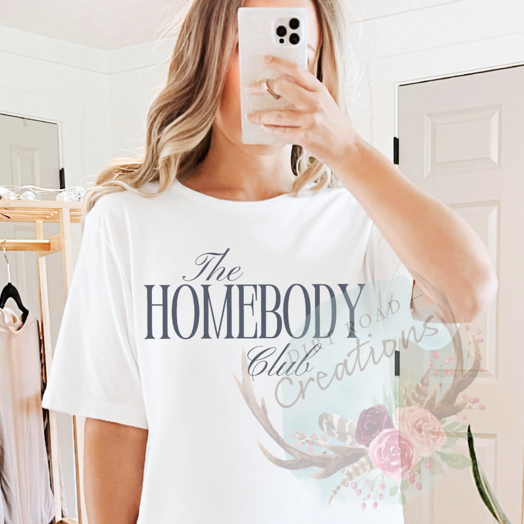 Homebody club screen print Sweatshirt