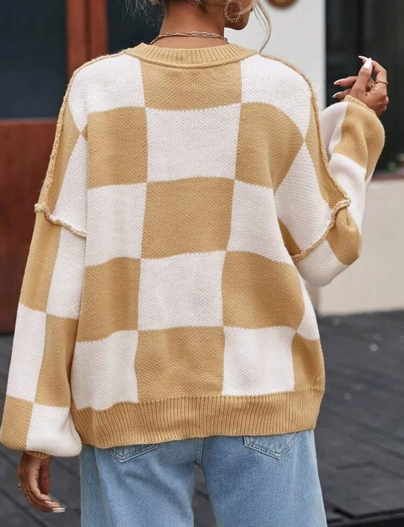 Preorder: Cozy Checker Sweater