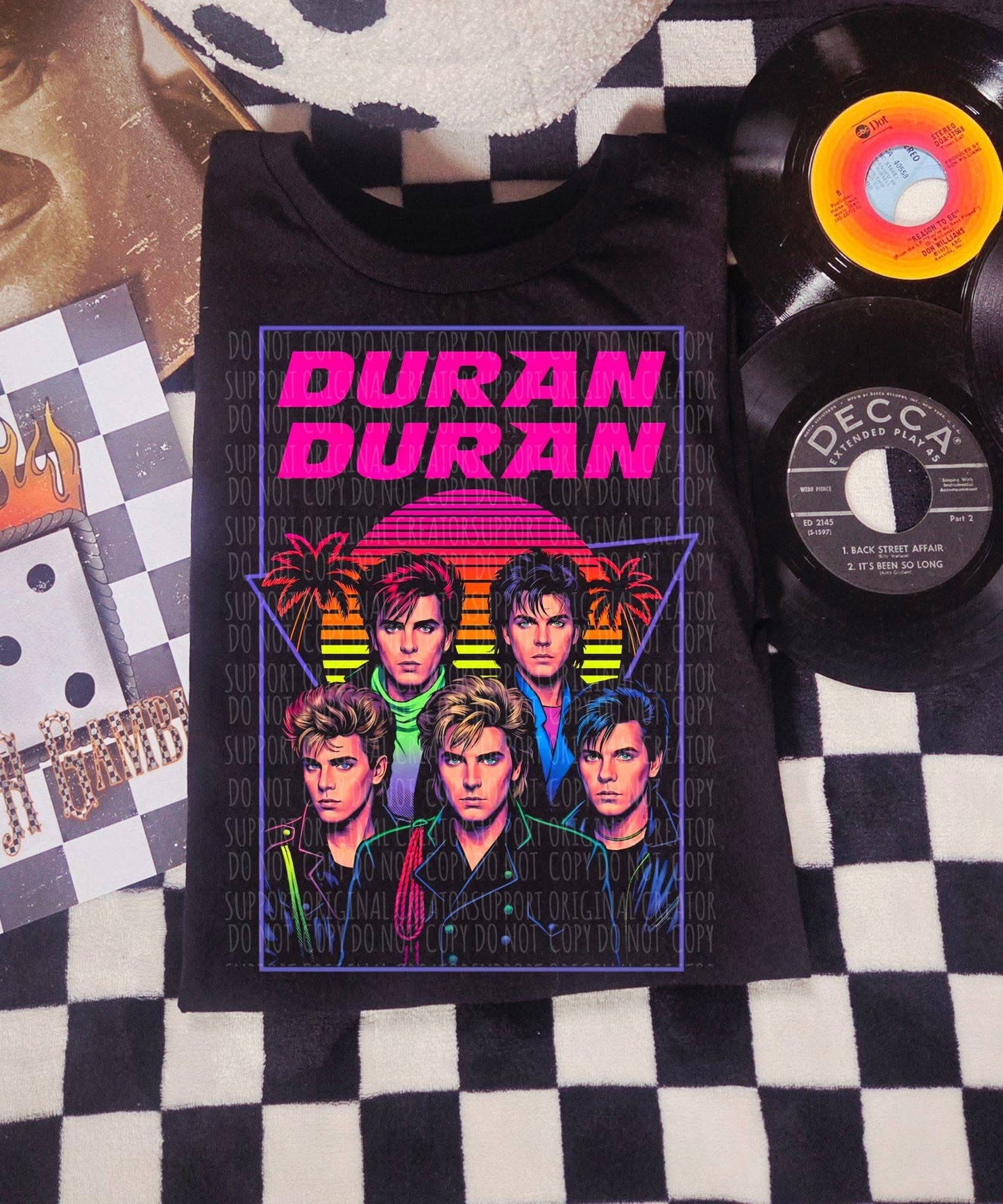 Retro Duran Duran graphic tee