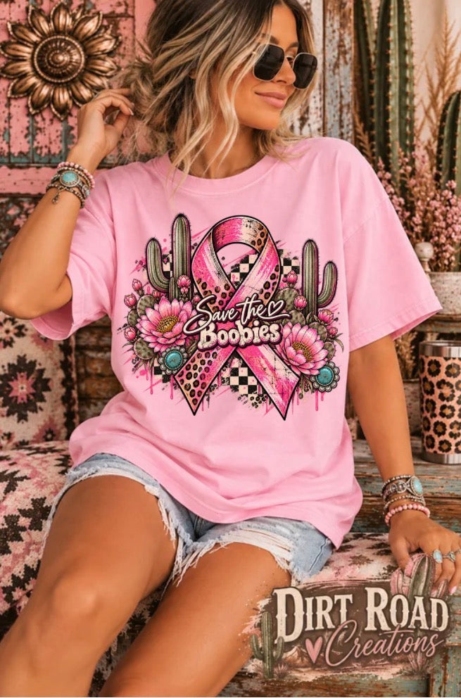 Save the boobies sweatshirt