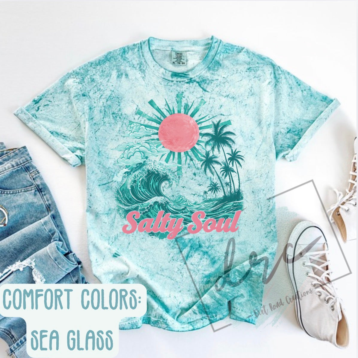 Salty soul graphic tee