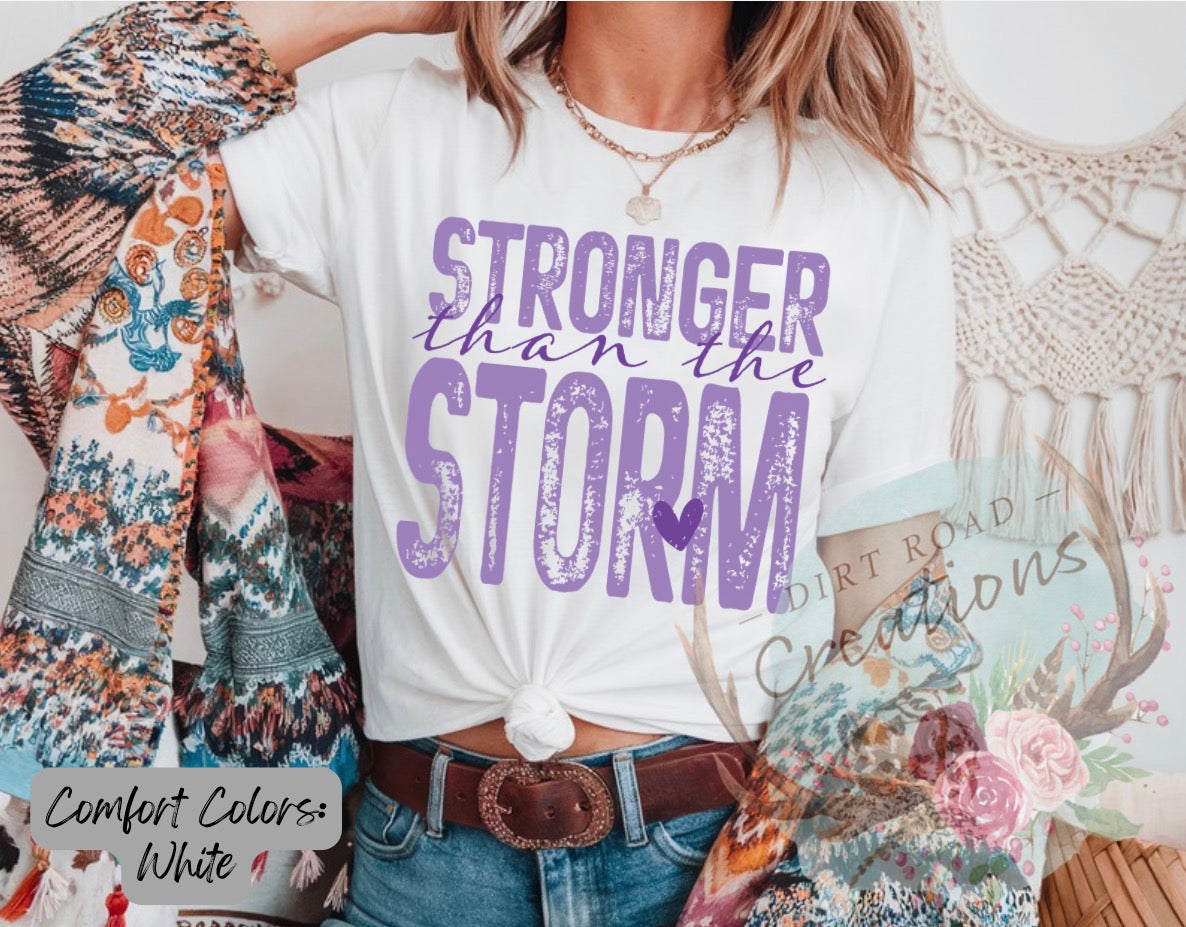 Stronger than the storm graphic tee