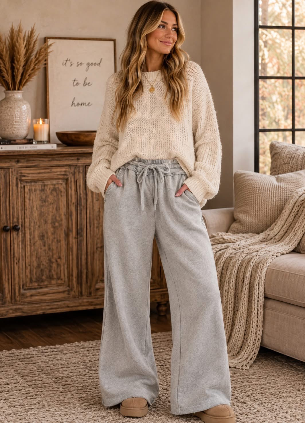 Preorder: After hours wide leg pant
