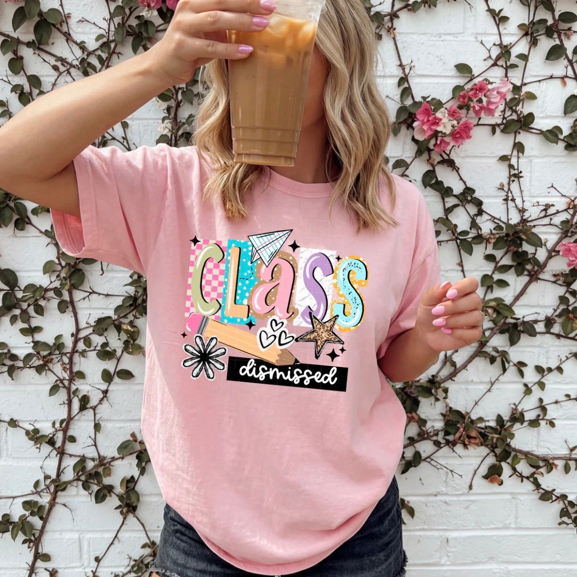 Class dismissed graphic tee