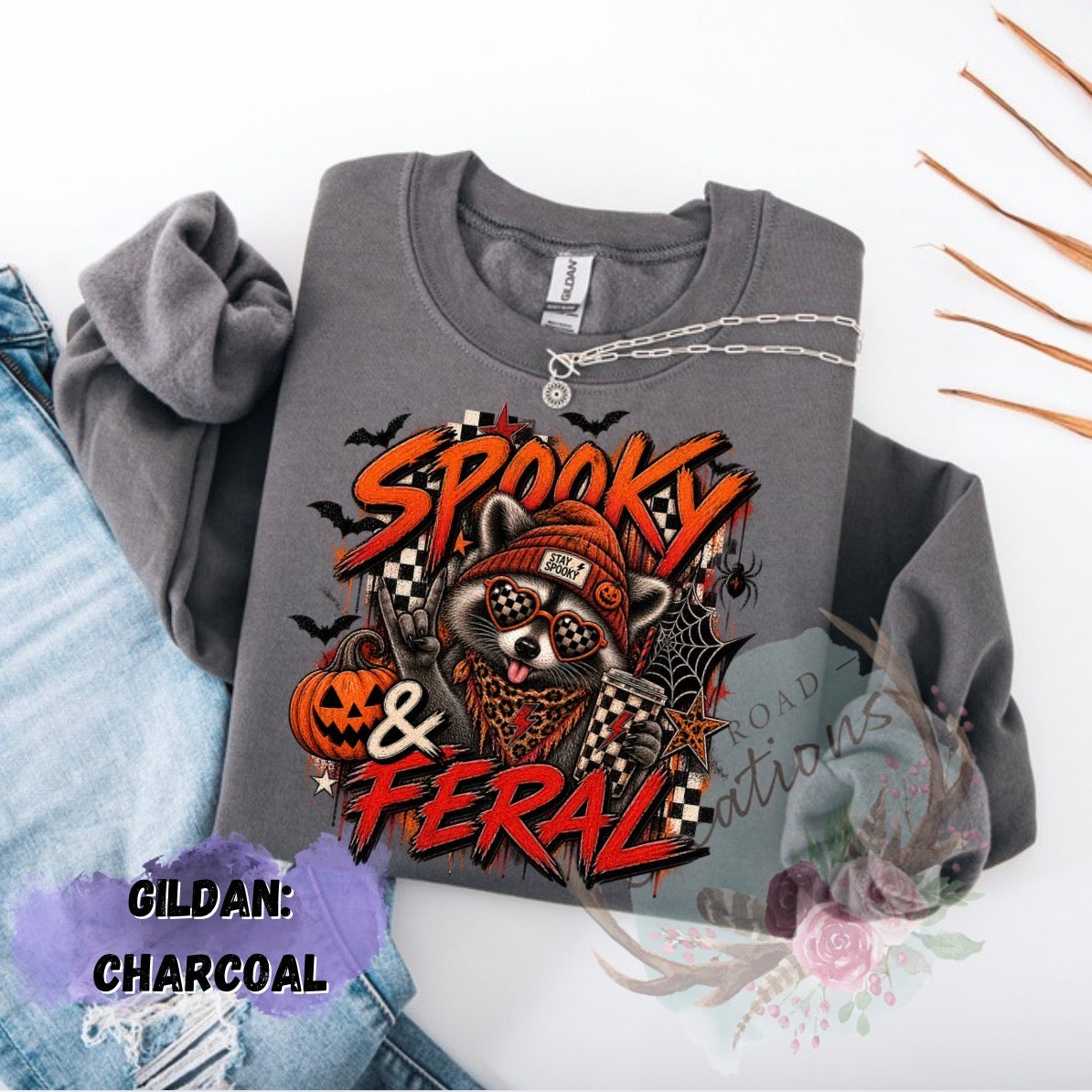 Spooky and feral sweatshirt