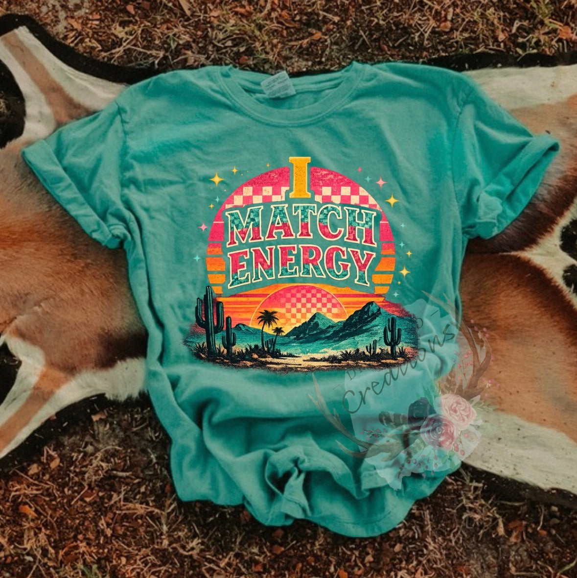 I match energy graphic tee