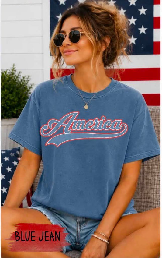 Retro America graphic tee