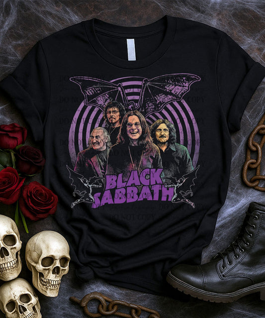 Retro Black Sabbath graphic tee