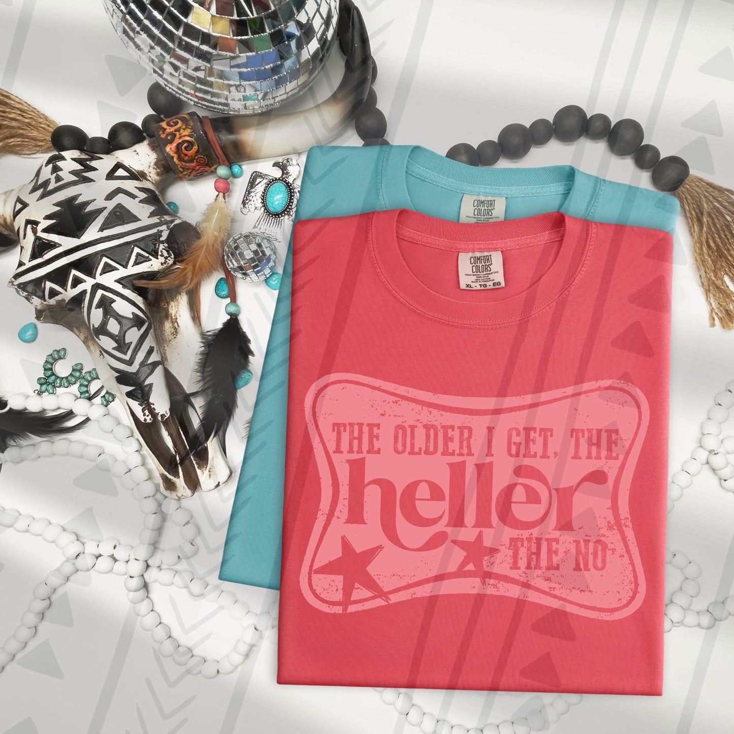 Hellur the no graphic tee