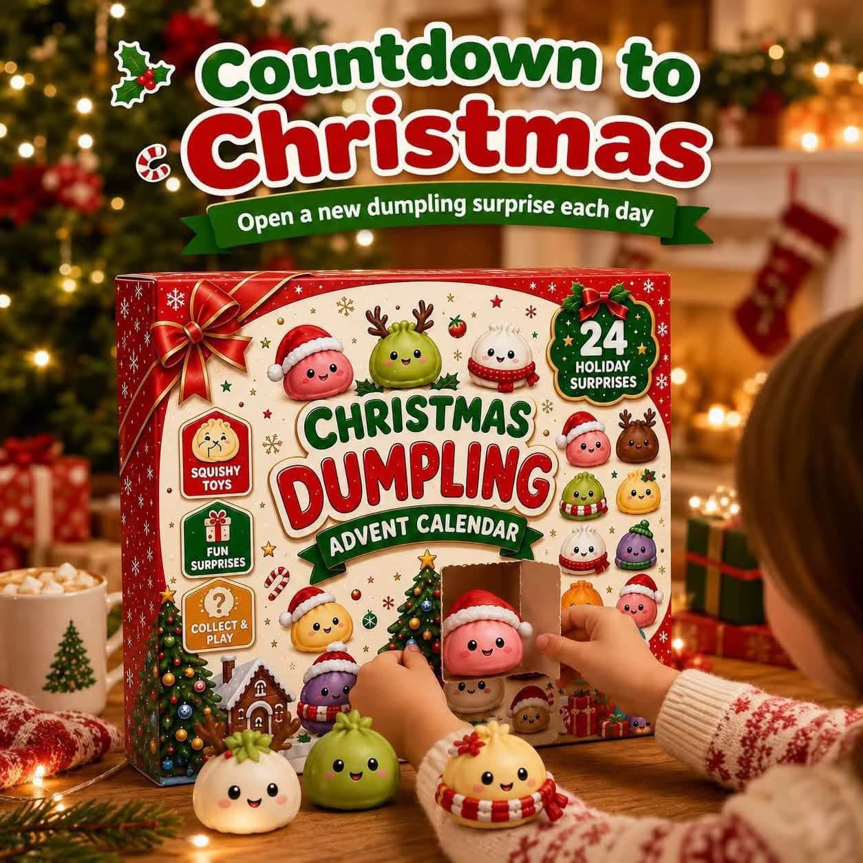 Preorder: mini adventure calendar dumplings