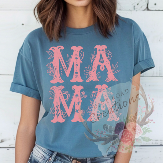 Mama screen print