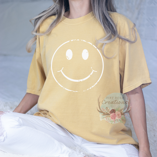 Smiley Face Graphic Tee