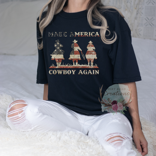 Make America Cowboy Again Graphic Tee