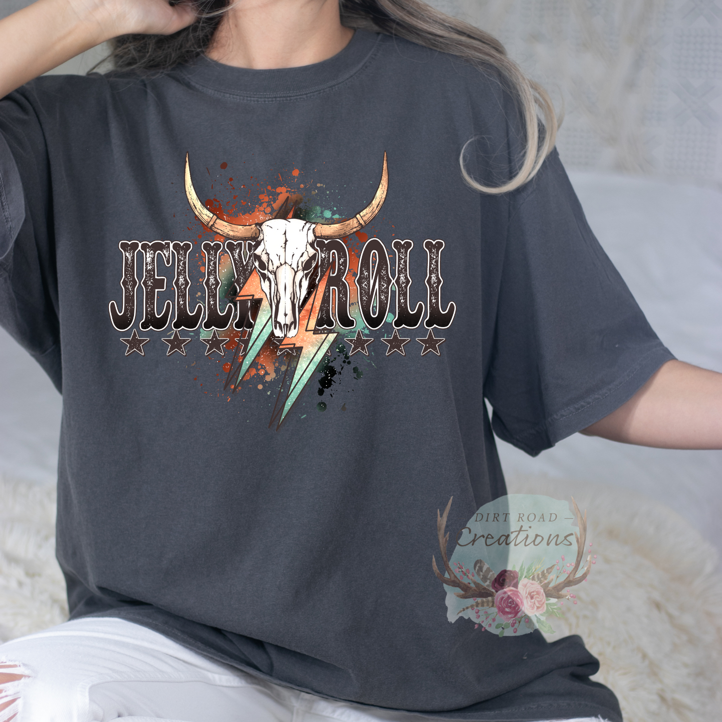 Jelly*Roll Bull Skull Bolt Graphic Tee