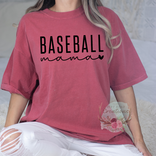 Classic Baseball Mama Graphic Tee