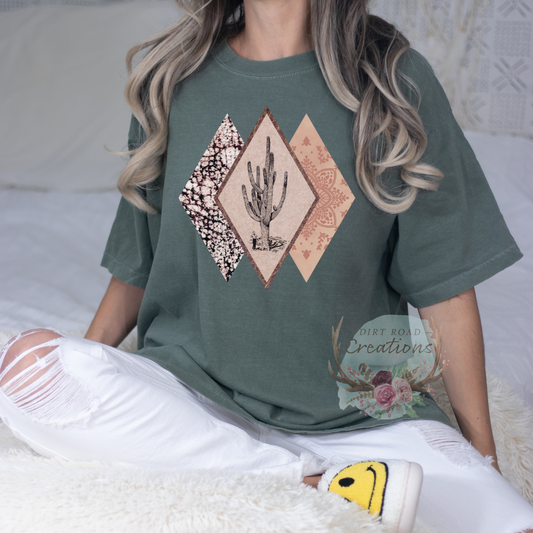 Snakeskin Desert Triangle Graphic Tee