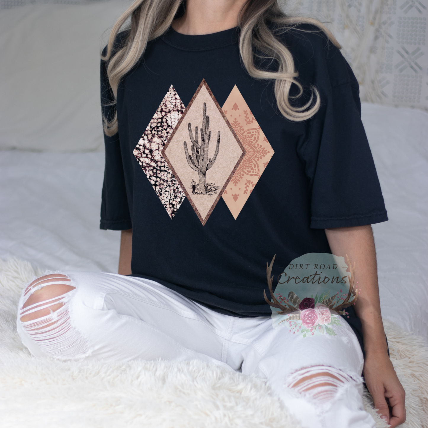 Snakeskin Desert Triangle Graphic Tee