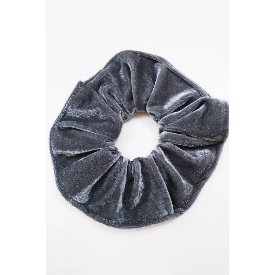 Premium Quality Large Soft Tone Velvet Scrunchie: MIX COLOR / ONE