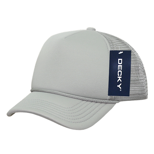 Decky 7010 - Kids, Youth Trucker Foam Hats, Mesh Back - 7010: Cardinal/White