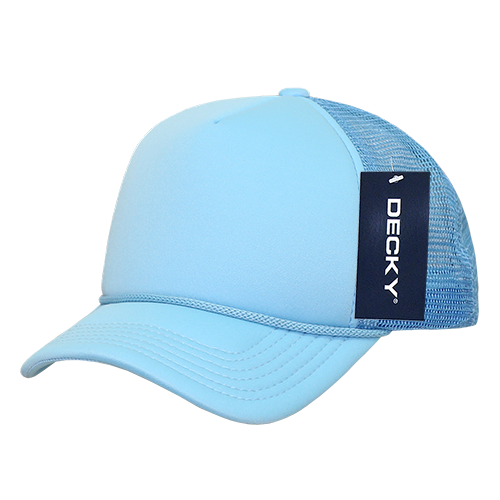 Decky 7010 - Kids, Youth Trucker Foam Hats, Mesh Back - 7010: Navy/White