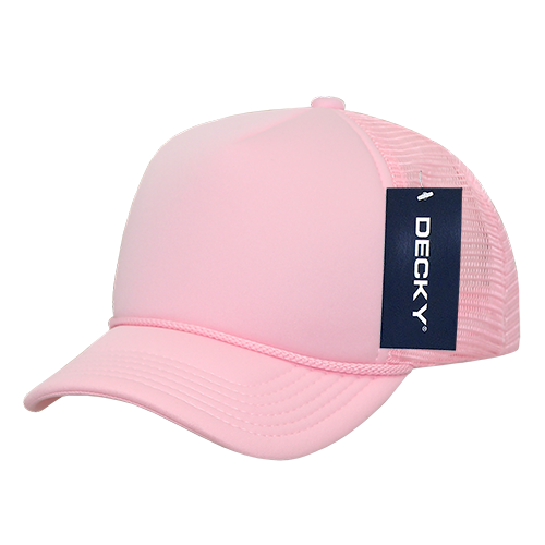 Decky 7010 - Kids, Youth Trucker Foam Hats, Mesh Back - 7010: Cardinal/White