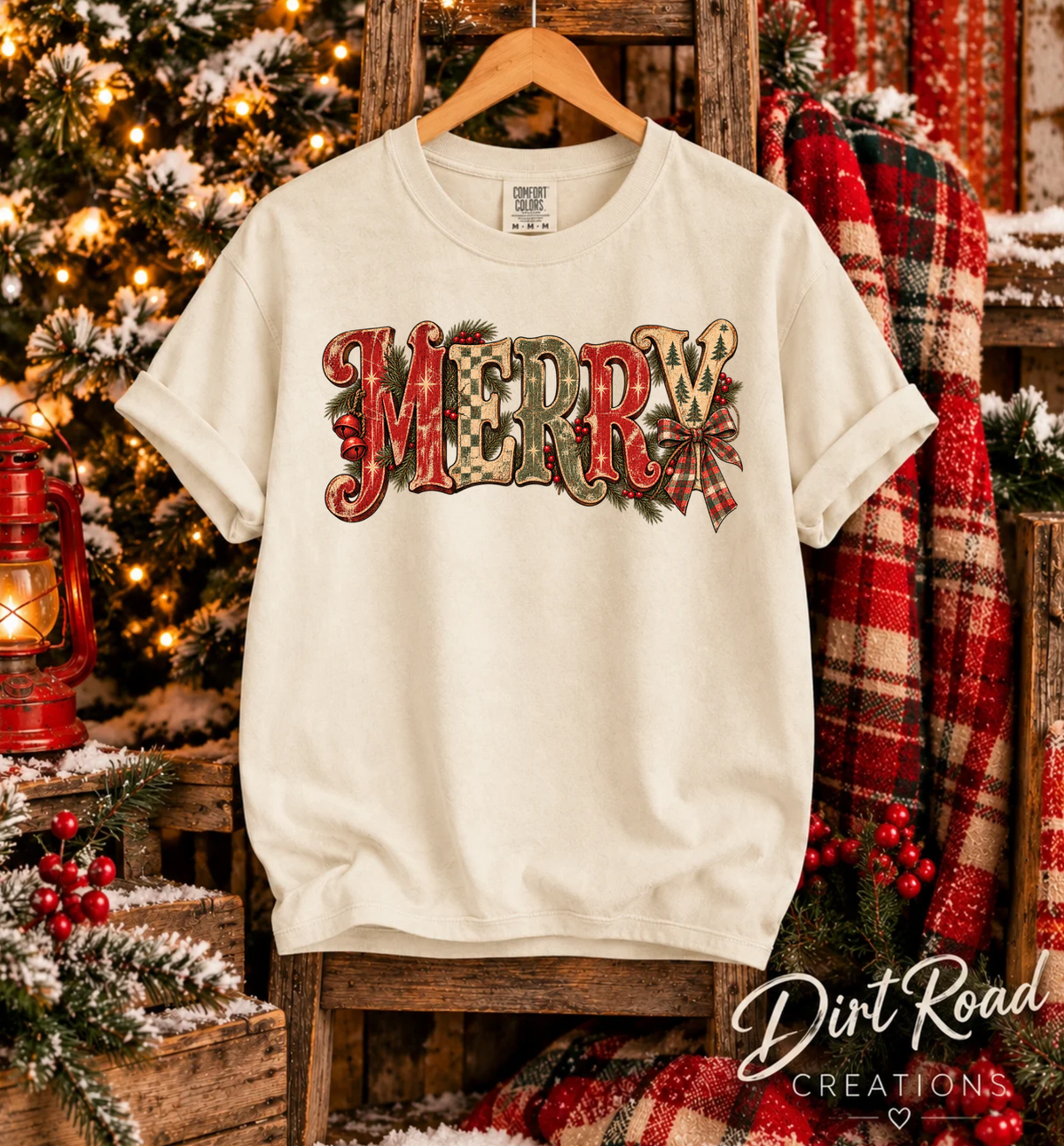 Merry Vintage graphic tee