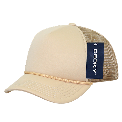 Decky 7010 - Kids, Youth Trucker Foam Hats, Mesh Back - 7010: Forest/White