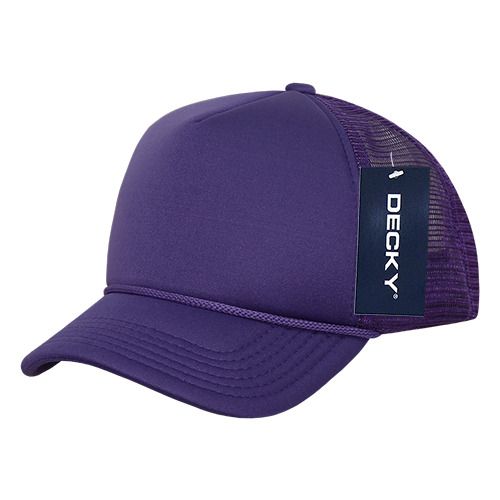 Decky 7010 - Kids, Youth Trucker Foam Hats, Mesh Back - 7010: Cardinal