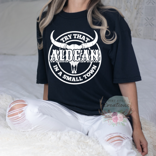 Aldean Small Town Graphic Tee