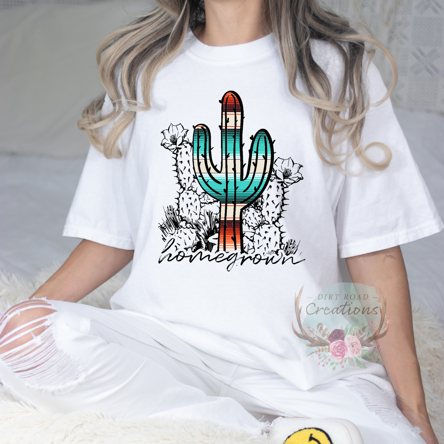 Homegrown Serape Cactus Graphic Tee