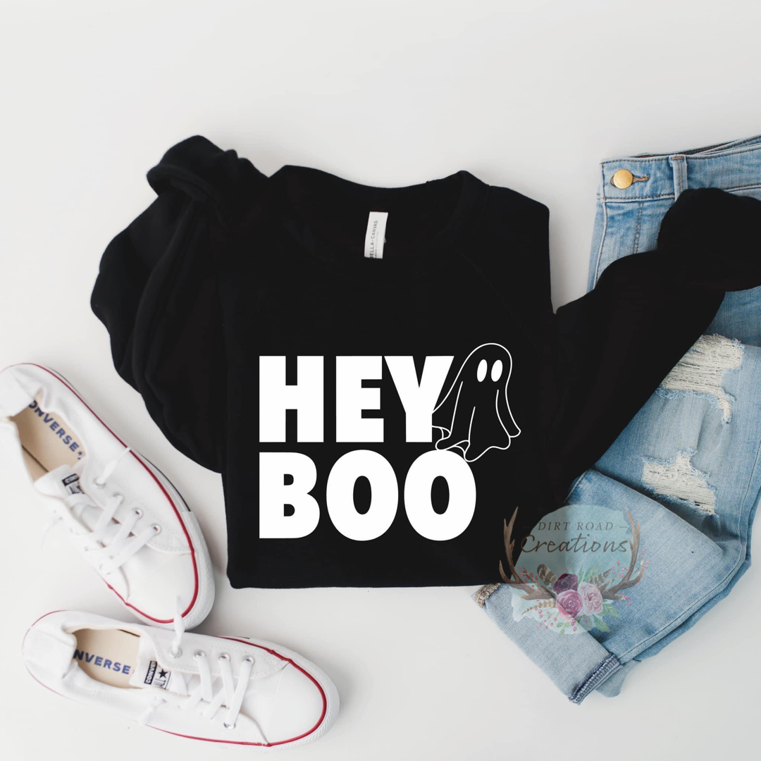 Hey Boo Screen Print