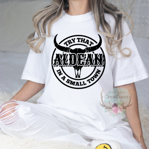 Aldean Small Town Graphic Tee